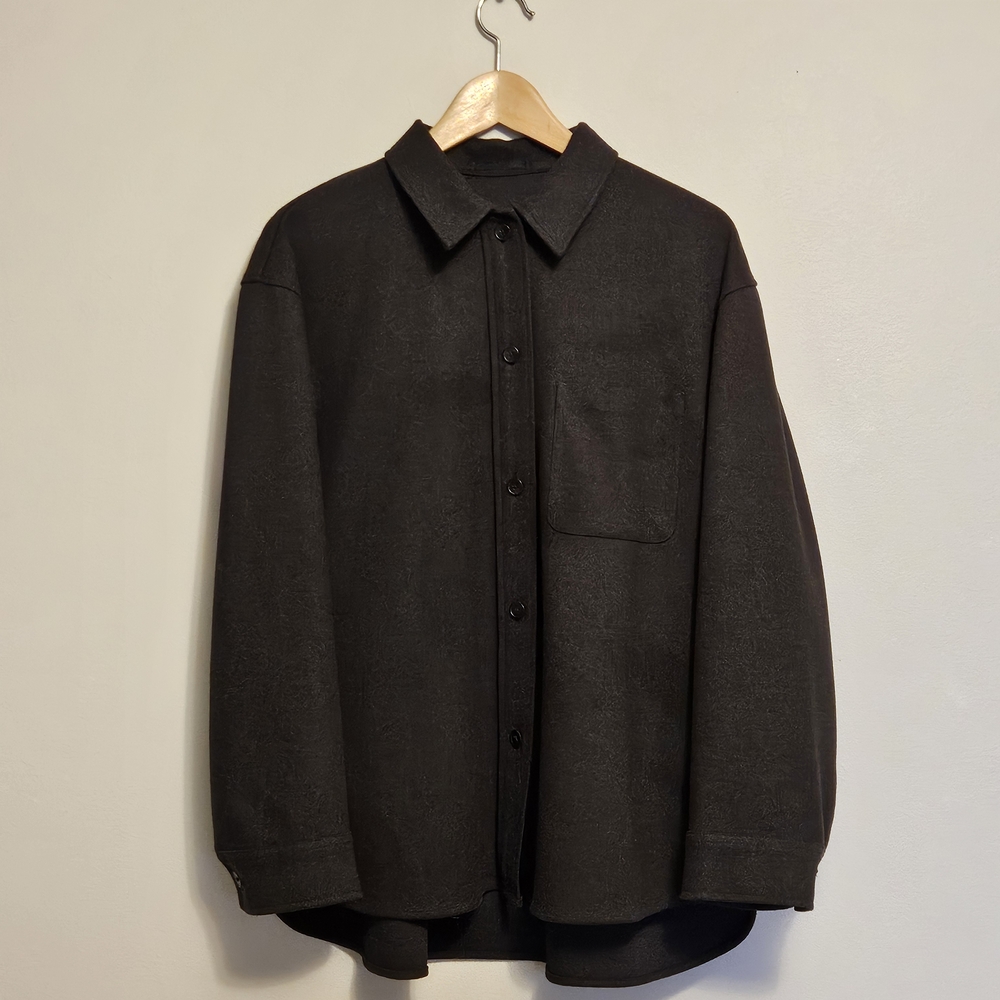 Uniqlo Brown Relaxed Fit Jersey Jacket